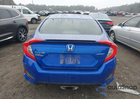 2019 Honda Civic Sport из США, поврежденный, VIN 2HGFC2F84KH574773